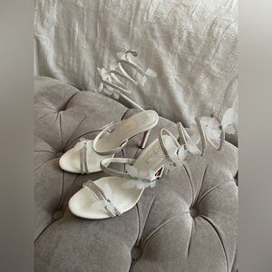 Cute butterfly wrap heels